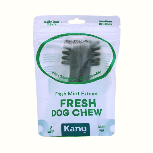 Snack Cepillo Dental Medium Kanu Pet Dental Fresh Para Perros Sabor a Menta