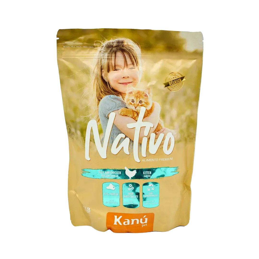 Alimento Seco Nativo Mantenimiento Kanu Pet para Gatitos