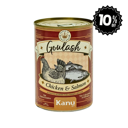 Alimento Húmedo Goulash Pollo Hígado Kanu Pet para perro adulto Lata