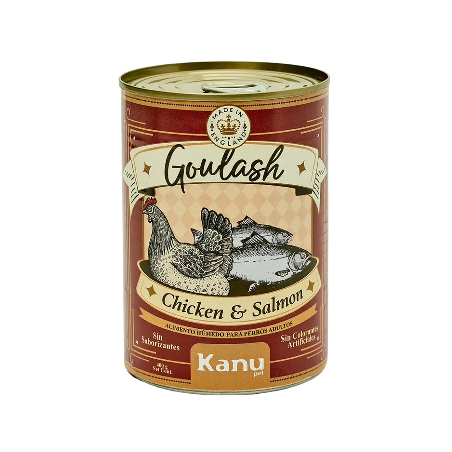 Alimento Húmedo Goulash Pollo Hígado Kanu Pet para perro adulto Lata