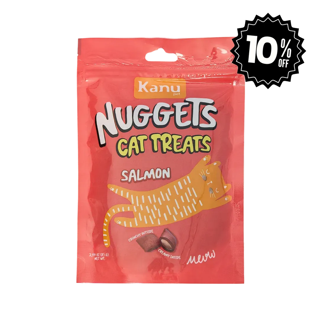 Snack Nuggets de Salmón Kanu Pet para Gato