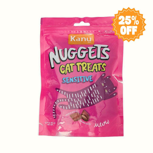 Snack Nuggets Sensitive Kanu Pet para Gatos