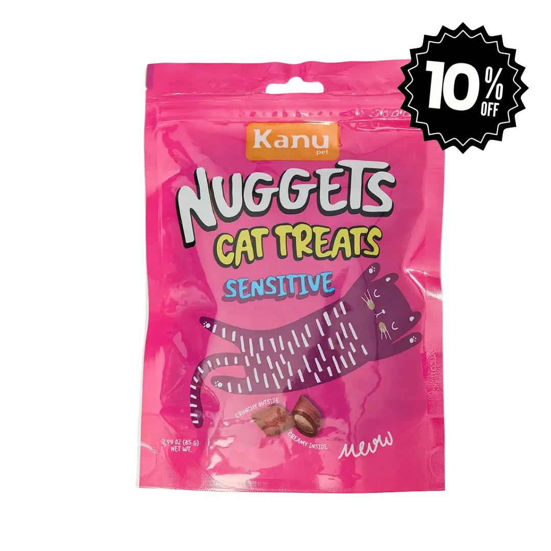 Snack Nuggets Sensitive Kanu Pet para Gatos