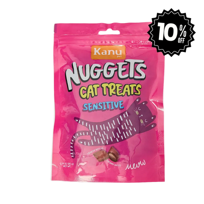 Snack Nuggets Sensitive Kanu Pet para Gatos