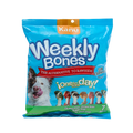 Snacks Huesos Medianos con Sabores surtidos Kanu Weekly Bones para Perro