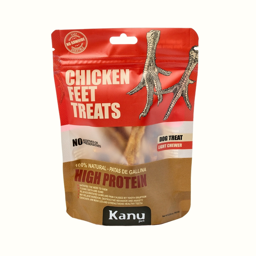 Snack Patas de Gallina Kanu Pet para Perro 100% naturales y nutritivas