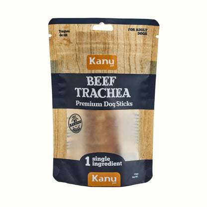 Snack Kanu Pet Traquea de Res para Perro, Un Solo ingrediente 100% natural