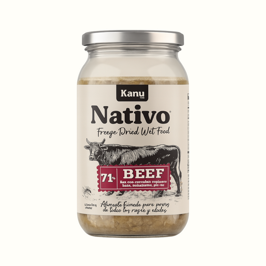 Alimento Liofilizado Nativo Freeze Dried Wet Res Kanu Pet para Perro