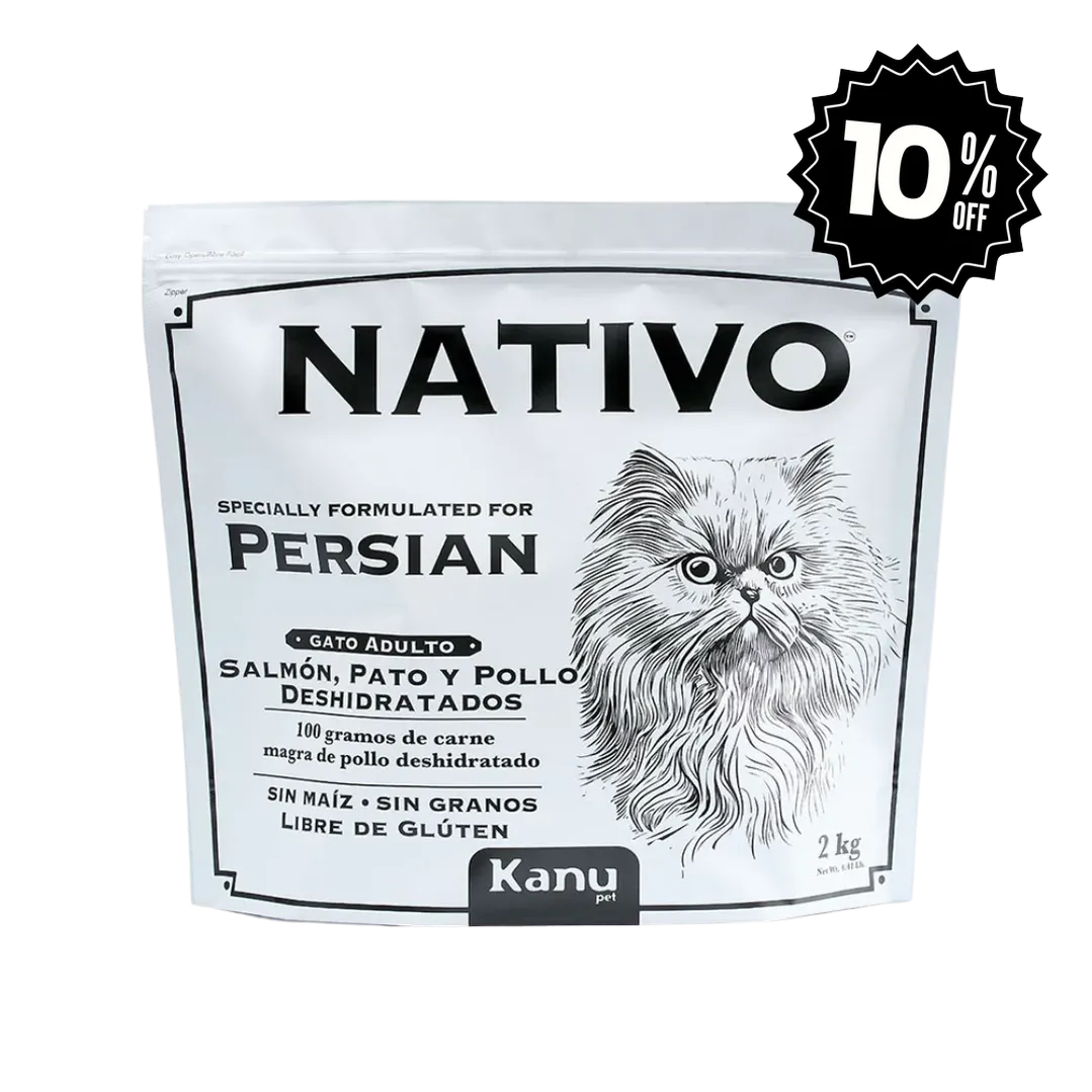 Alimento Seco Nativo Persian Kanu Pet para Gato Adulto