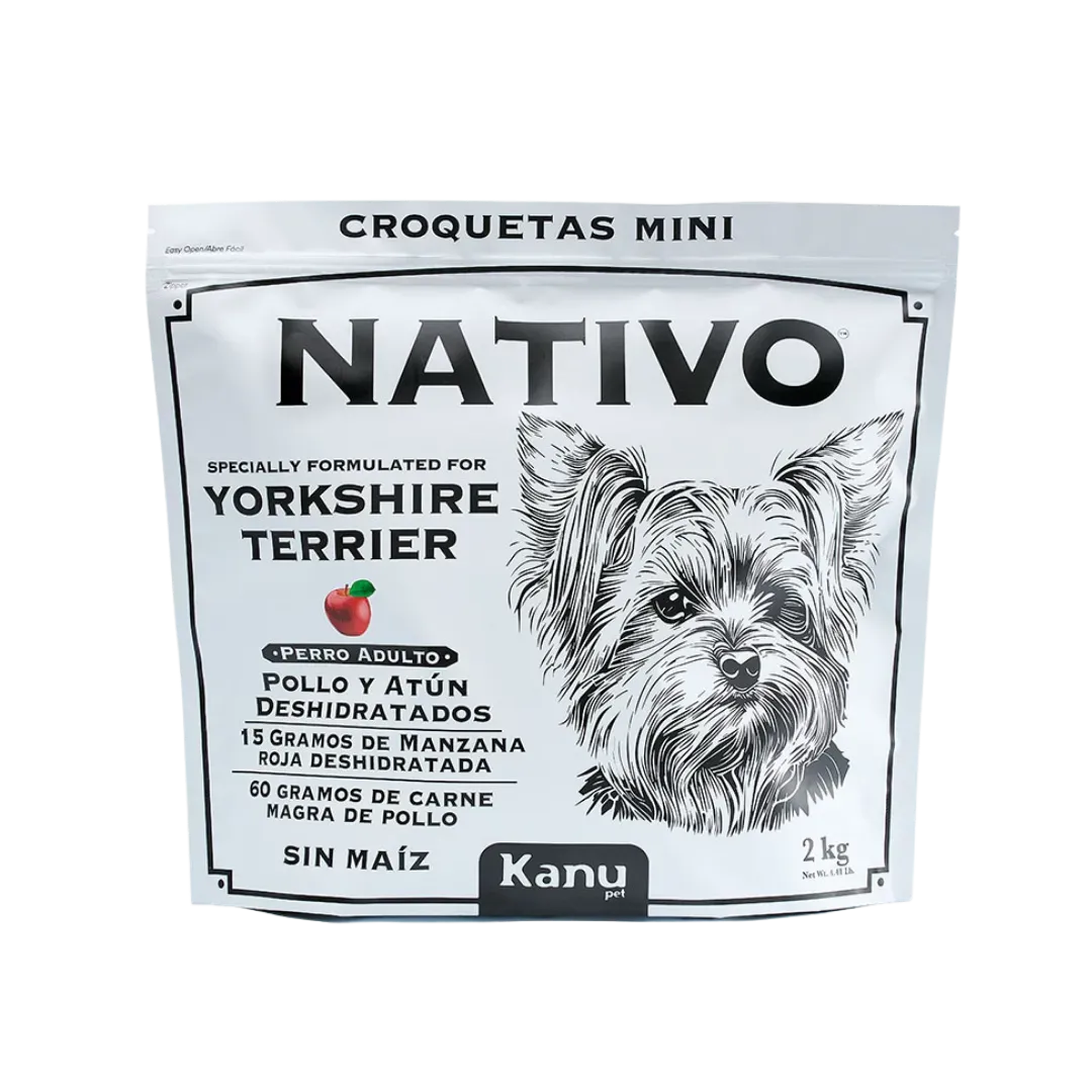 Alimento Seco Nativo Yorkshire Terrier Adulto Kanu Pet para Perro