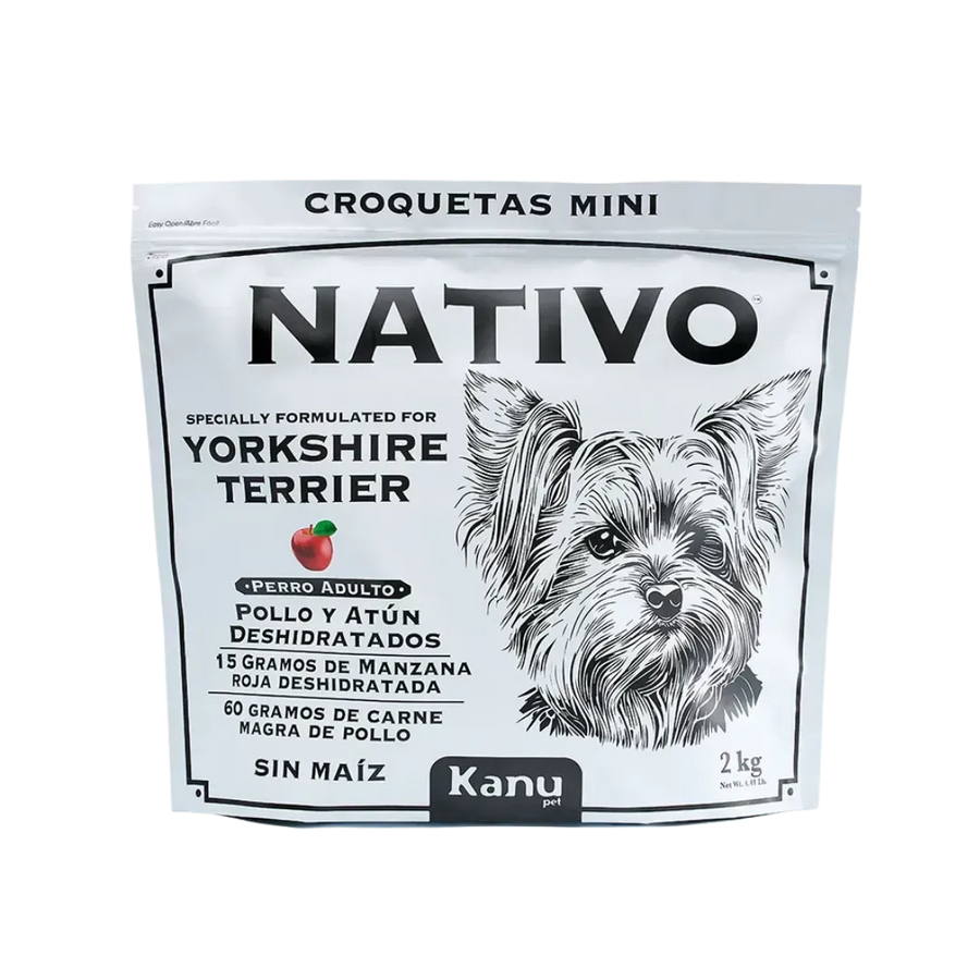 Alimento Seco Nativo Yorkshire Terrier Adulto Kanu Pet para Perro