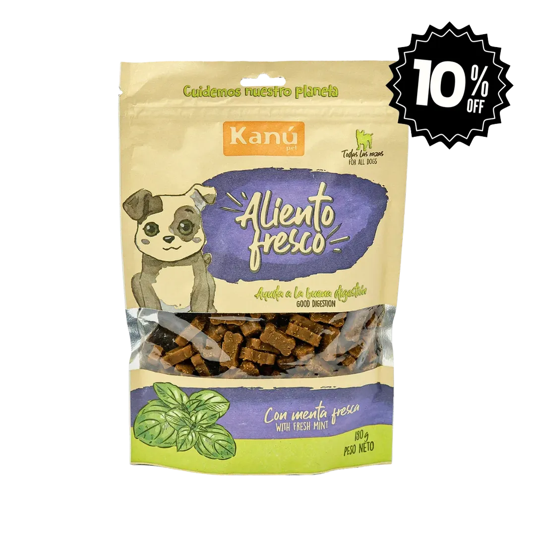 Galleta Aliento Fresco Kanu Pet para perros