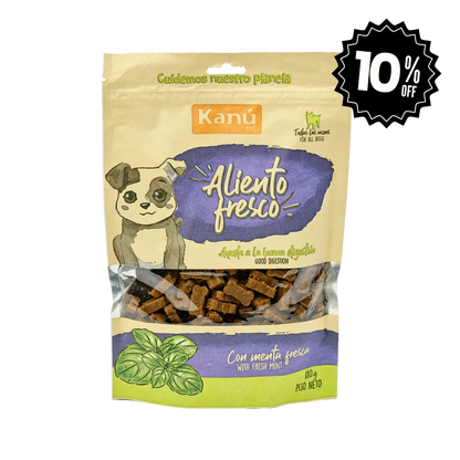 Galleta Aliento Fresco Kanu Pet para perros