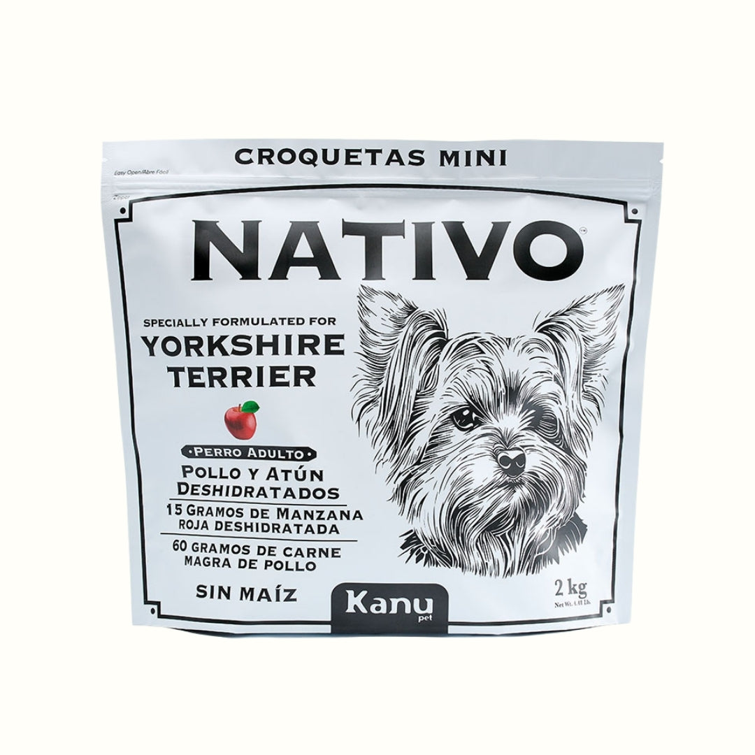 Alimento Nativo Yorkshire Terrier Adulto Kanu Pet para Perro