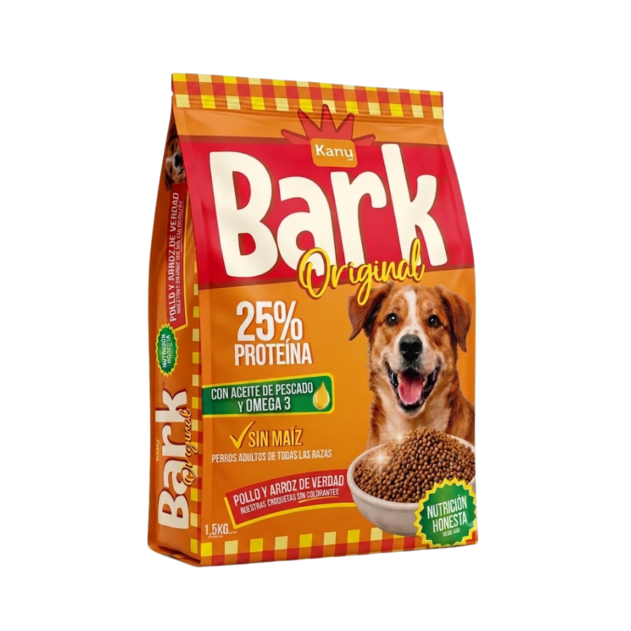 Alimento Seco Bark Original Pollo Kanu Pet para Perros Adulto todas las Razas