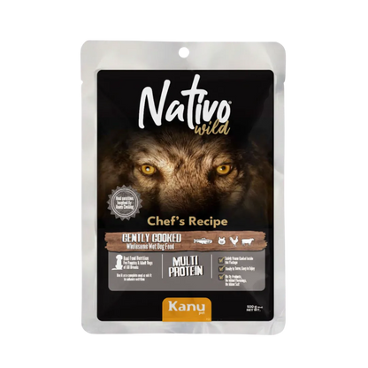 Alimento Húmedo Nativo Wild Chef’s Recipe Multi Protein Kanu Pet para Perros