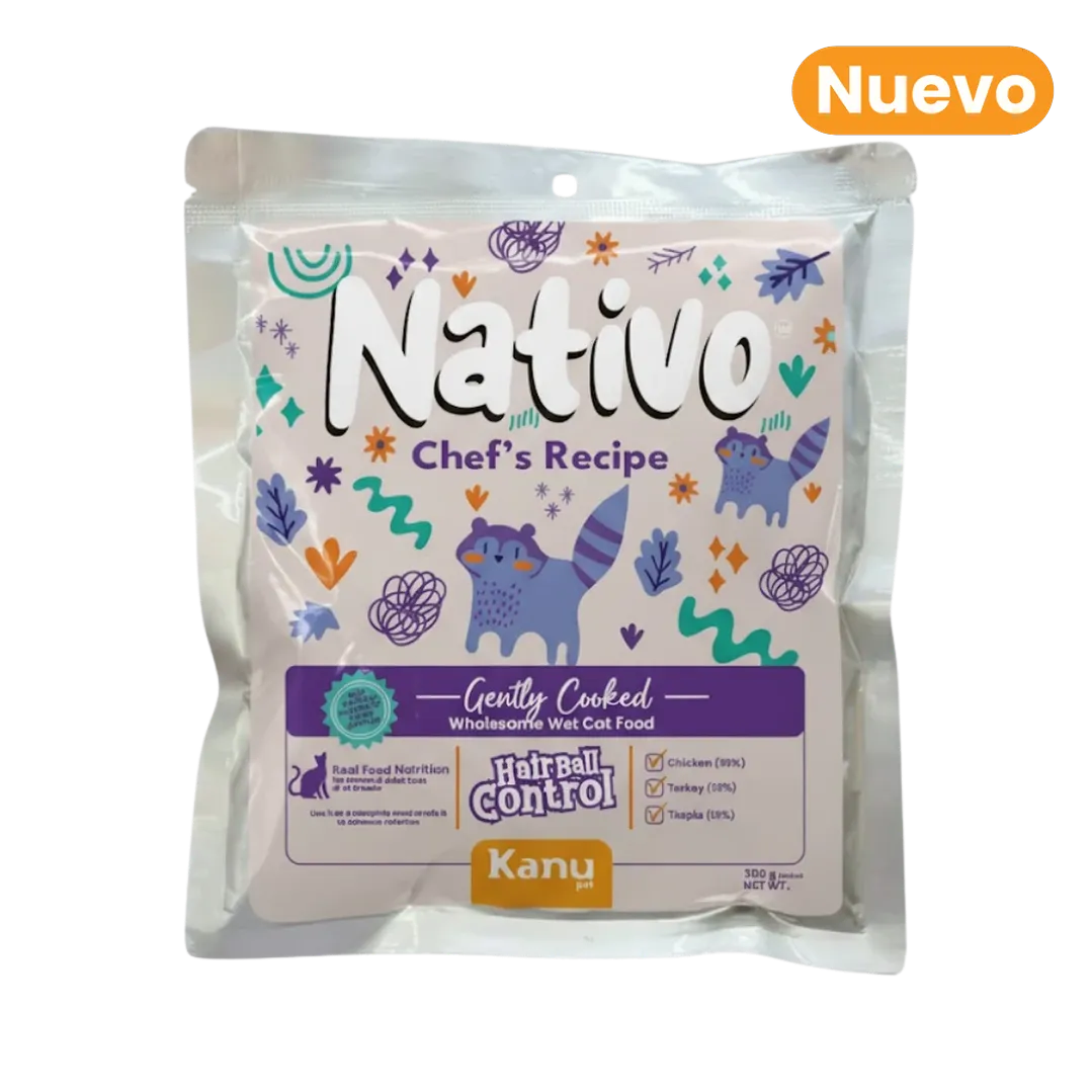 Alimento Húmedo Nativo Chef’s Recipe Hairball Control Kanu Pet para Gatos