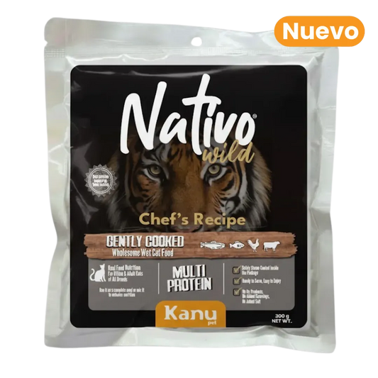Alimento Húmedo Nativo Wild Chef’s Recipe Multi Protein Kanu Pet para Gatos
