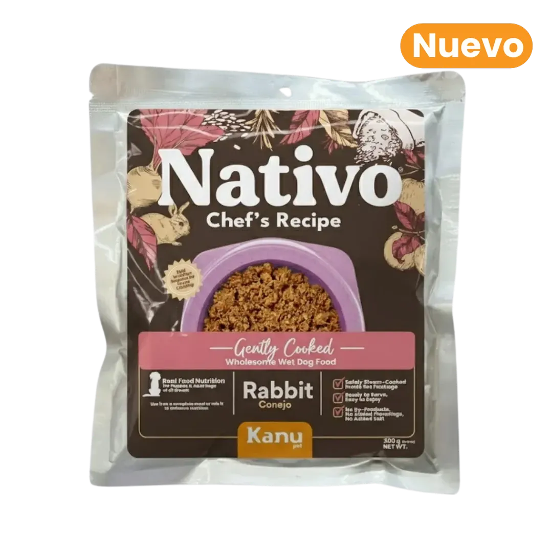 Alimento Húmedo Nativo Chef’s Recipe Conejo Kanu Pet para Perros