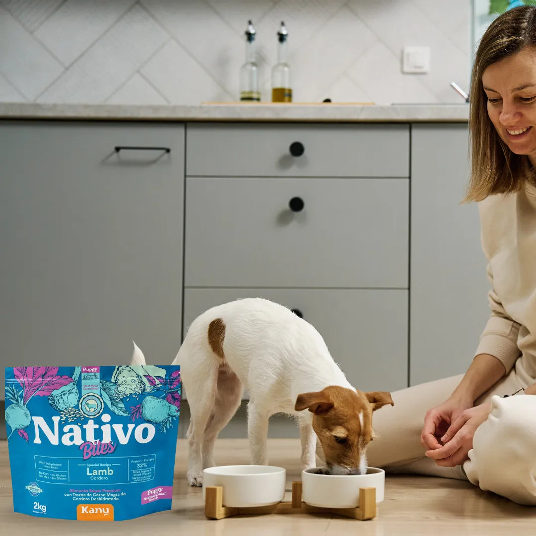 Alimento Seco Nativo Bites Cordero Kanu Pet para Perro Cachorros