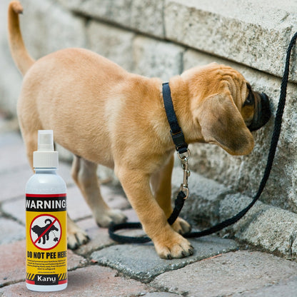 Spray de Adiestramiento  Don't Pee Here de Kanu Pet  para perros y gatos 100% Natural