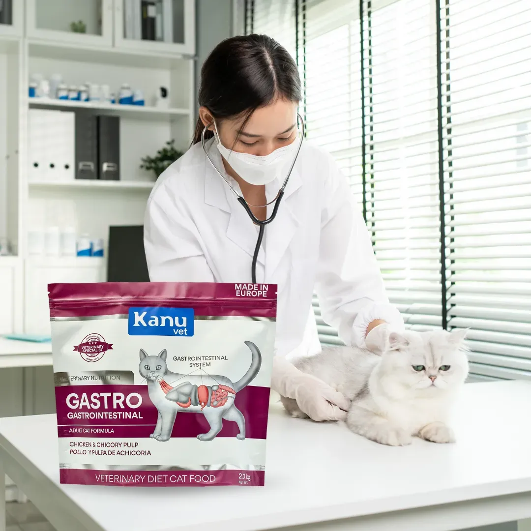 Alimento Medicado Seco Gastrointestinal Kanu Vet para Gato Adultos