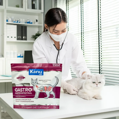Alimento Medicado Seco Gastrointestinal Kanu Vet para Gato Adultos