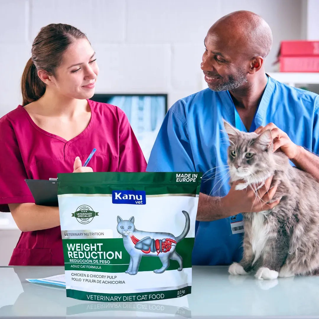 Alimento Seco Medicado Kanu Vet Weight Reduction para Gato Adultos