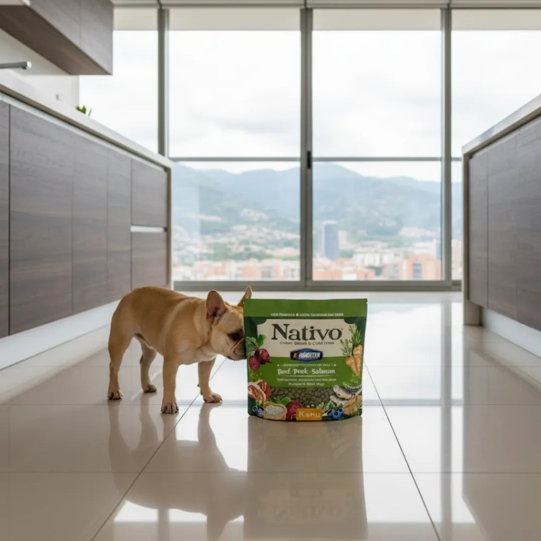 Alimento Seco Nativo Oven-Baked Carne / Cerdo / Salmón Kanu Pet para Perros Cachorros y Adultos