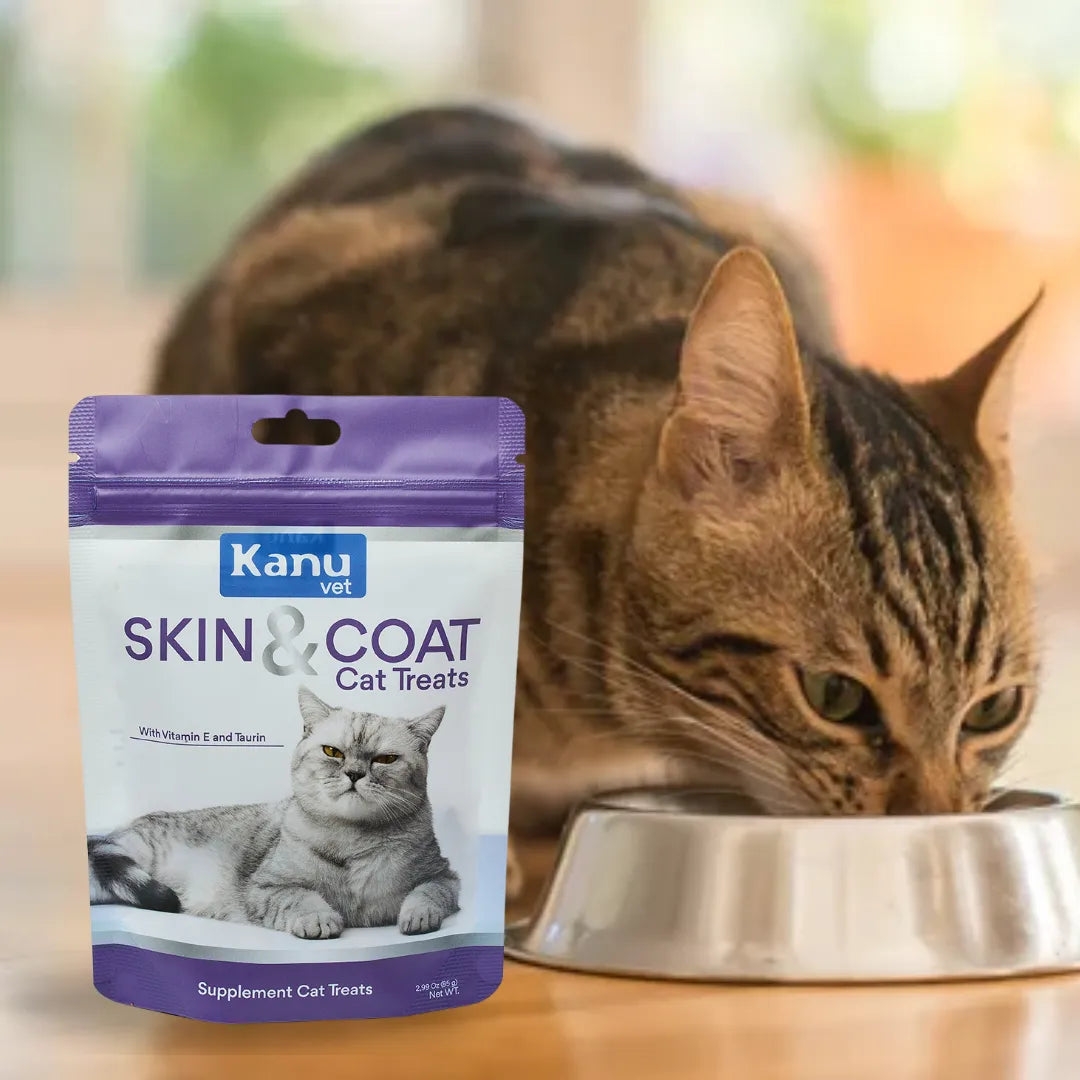 Snacks Skin and Coat Kanu Vet para Gatos