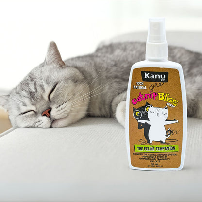 Spray de Hierba Gatuna Kanu Pet Catnip Bliss para Gatos