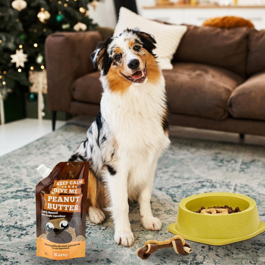 Snack Mantequilla de Mani Kanu Pet para Perro. Un solo ingrediente