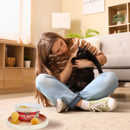 Snack Huellas de Caldo de Hueso de Res Kanu Pet para Perros y Gatos