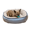 Cama Redonda Ovejero Azul Celeste Kanu Pet para Perro