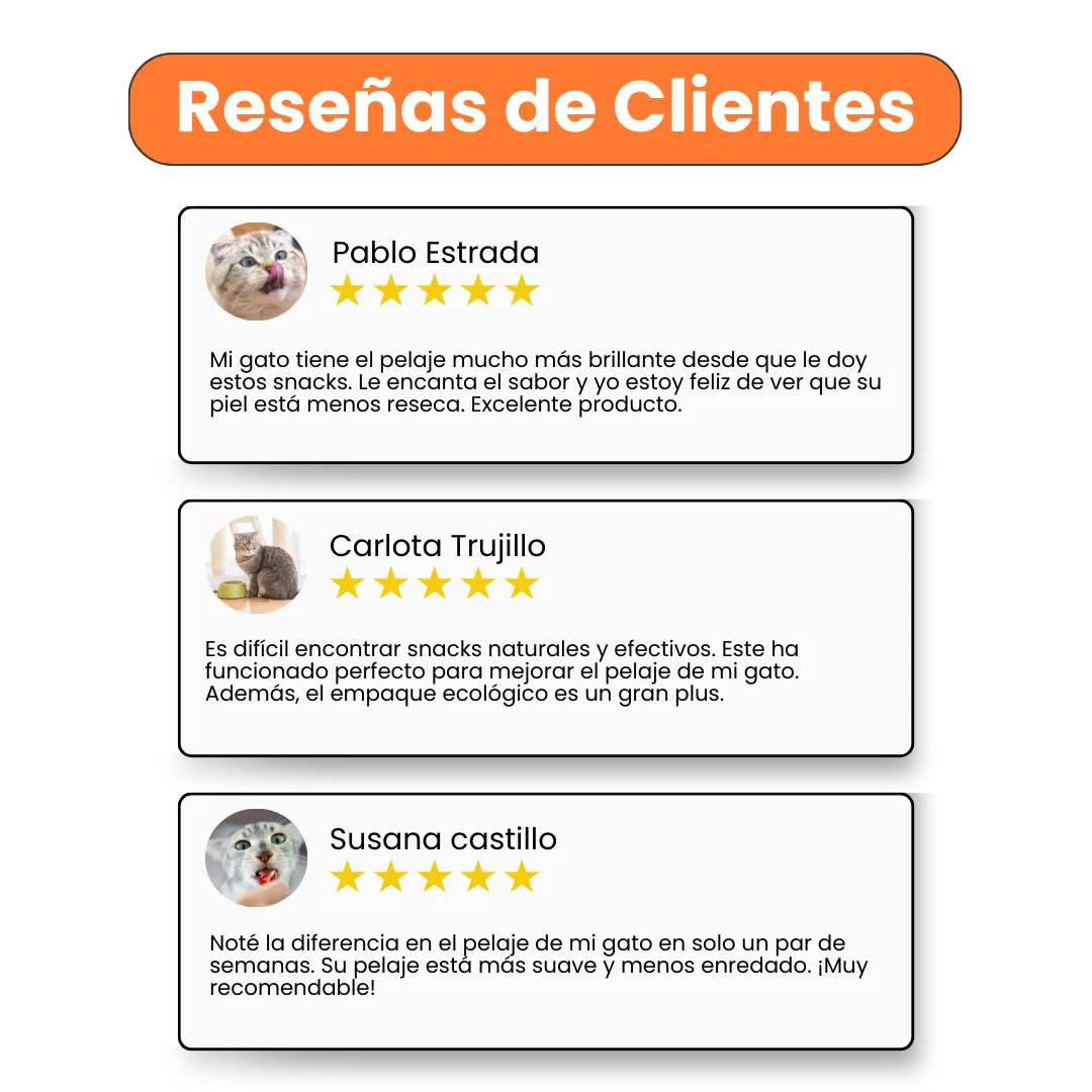 Galletas Piel y Pelaje Kanu Pet para gatos