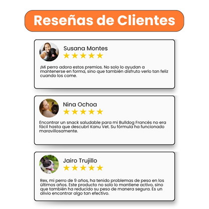 Snacks Kanu Vet Weight Control para perros