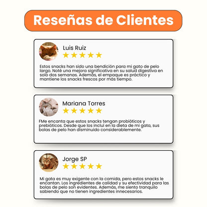 Snacks Nuggets Hairball Control para Gatos