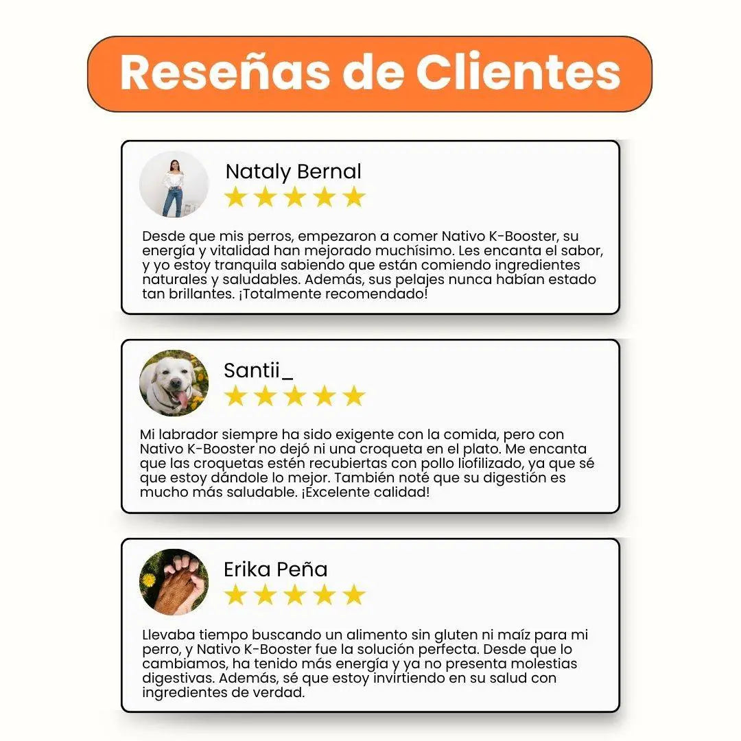 reseñas - Alimento Seco K-booster kanu pet para perro adulto toda raza