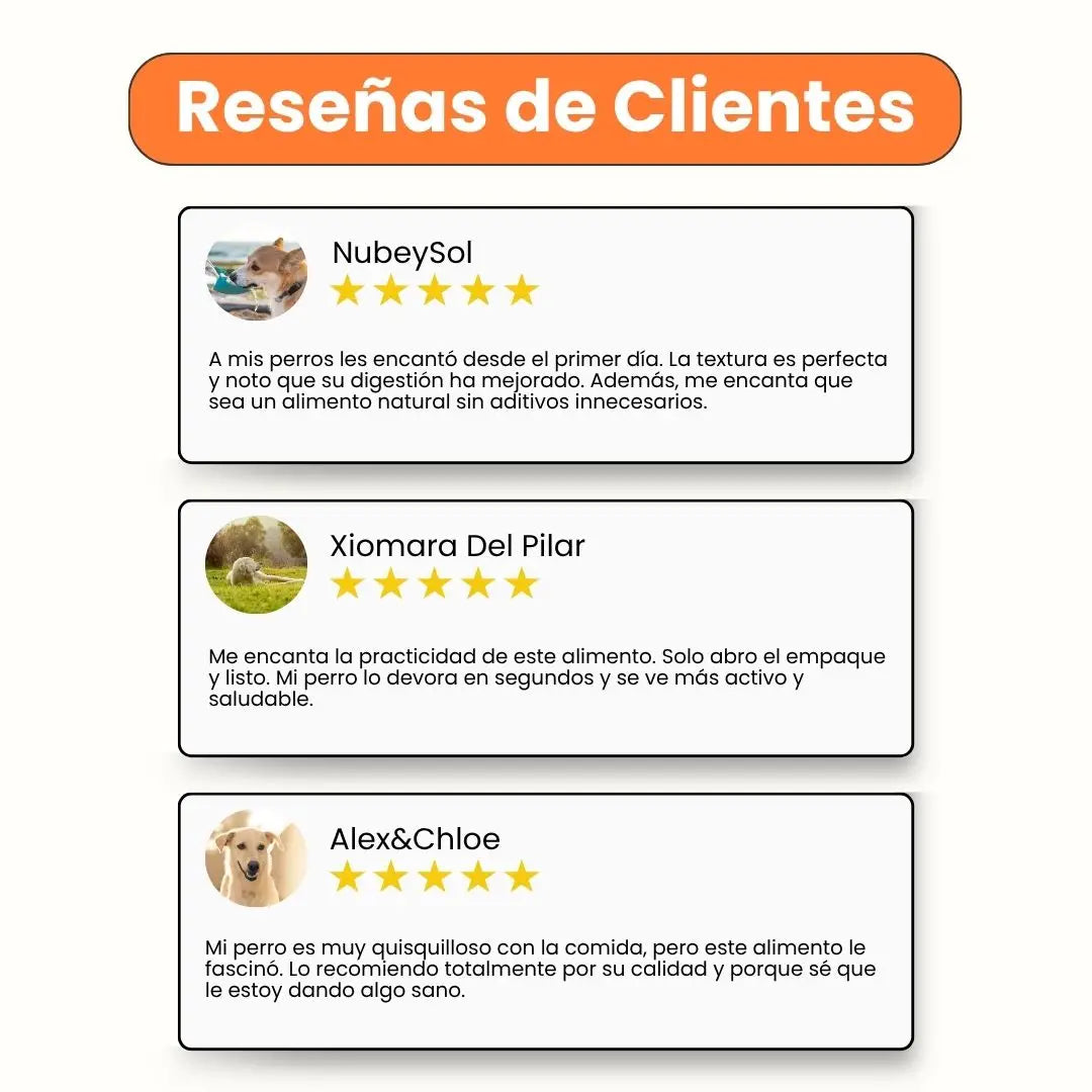 Reseñas - Alimento húmedo Chef recipe Cerdo perros toda razas