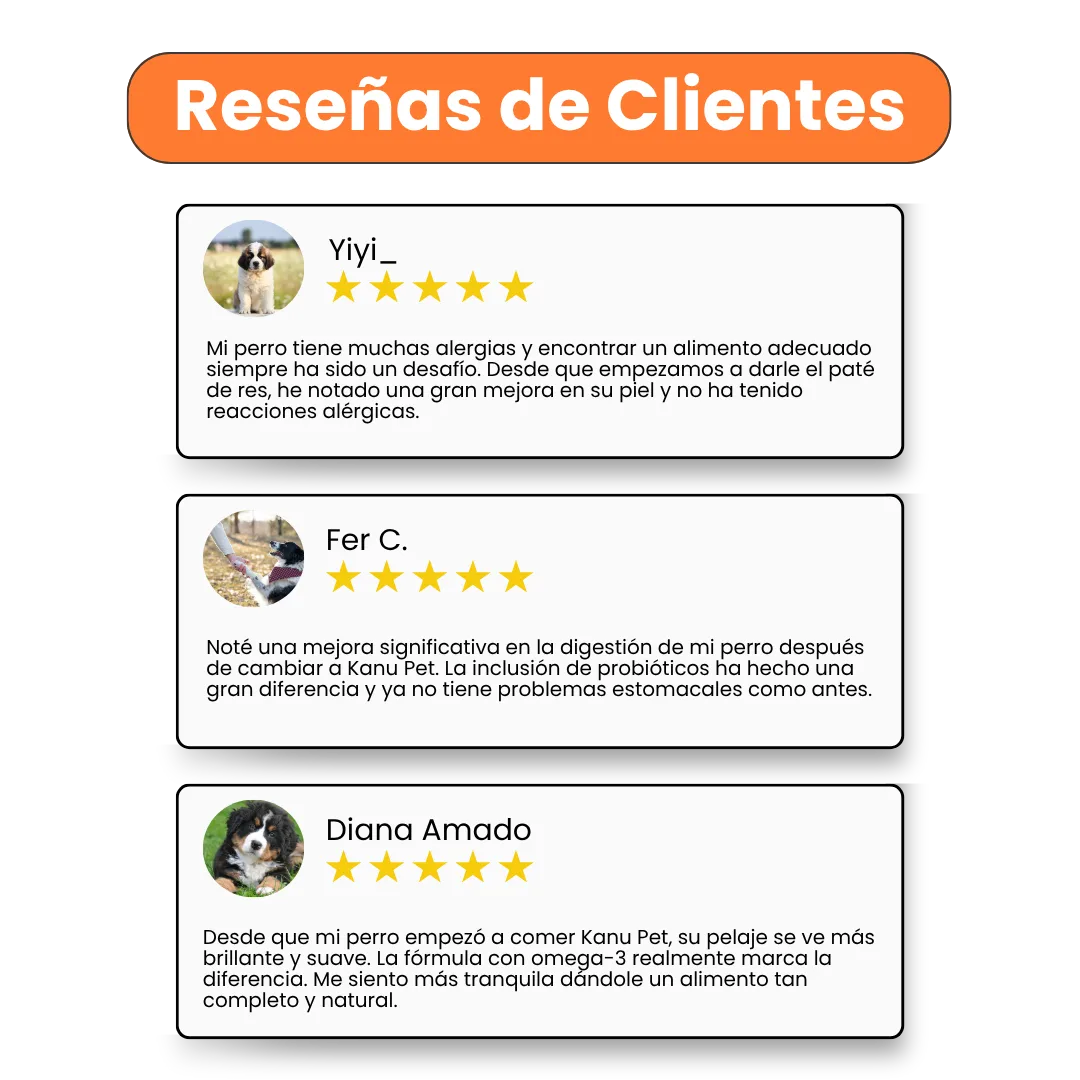 Alimento Húmedo Completo Chef's Recipe Carne de Res Kanu Pet para Perros