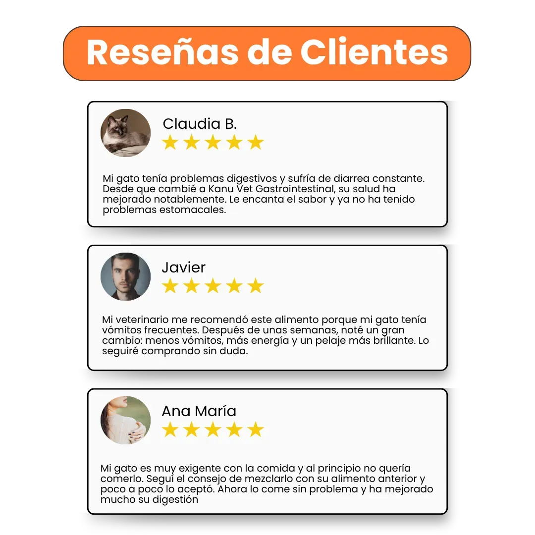 Alimento Medicado Seco Gastrointestinal Kanu Vet para Gato Adultos