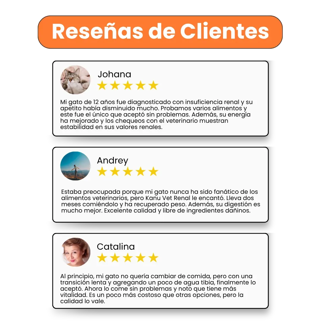 Alimento Medicado Kanu Vet Renal para Gato Adultos