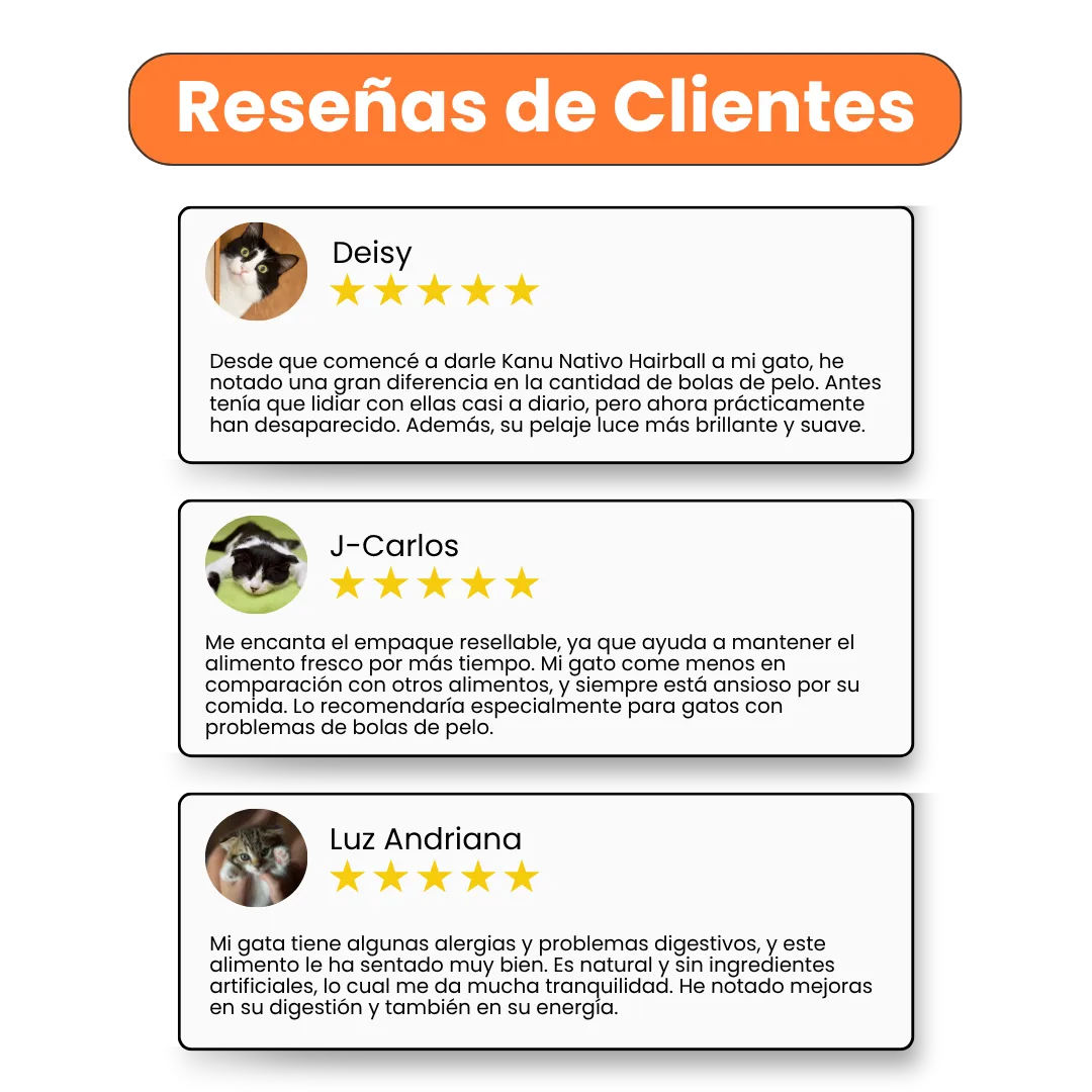 Alimento Seco Nativo HairBall Kanu Pet para Gato Adulto