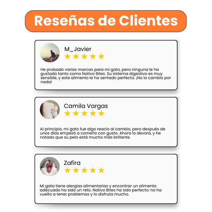 Alimento Seco Nativo Bites Conejo y Pavo Kanu Pet para Gato Adulto