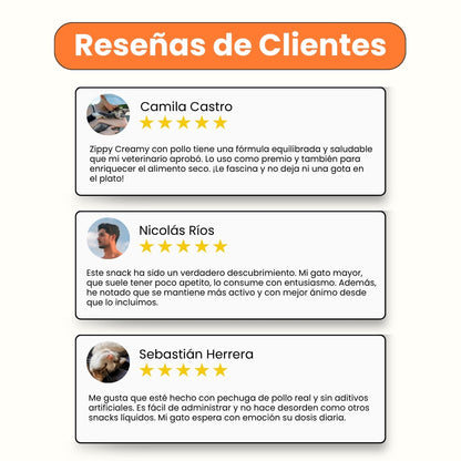 Snack Cremoso Zippy Kanu Pet para Gatos sabor Pollo