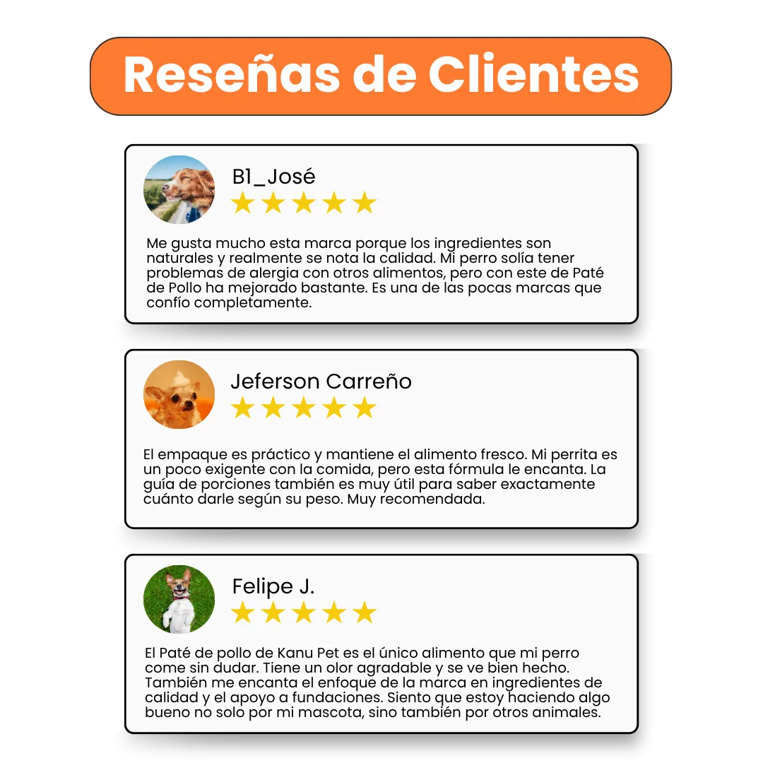 Alimento Húmedo Completo Chef's Recipe Salmón Kanu Pet para Perros