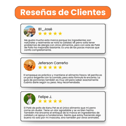 Alimento Húmedo Completo Chef's Recipe Salmón Kanu Pet para Perros