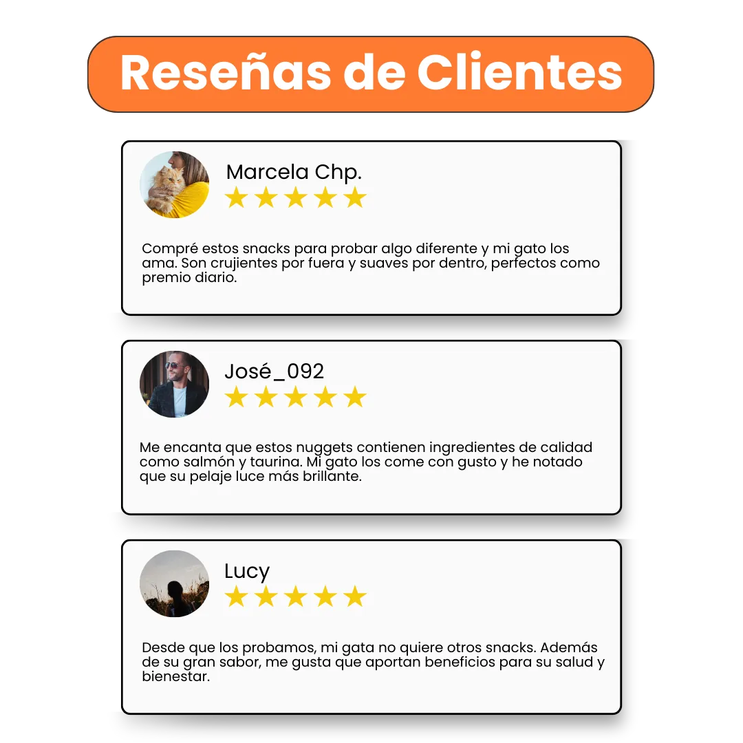 Snack Nuggets de Salmón Kanu Pet para Gato