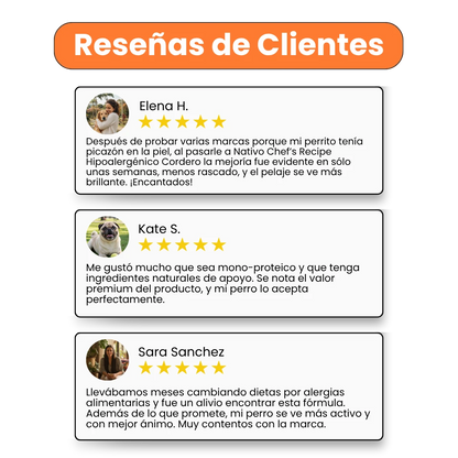 Alimento Húmedo Nativo Chef’s Recipe Cordero Kanu Pet para Perros