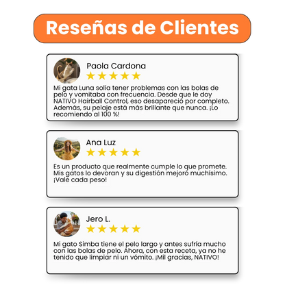 Alimento Húmedo Nativo Chef’s Recipe Hairball Control Kanu Pet para Gatos